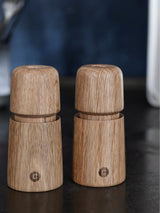 Next CrushGrind Set of 2 Oak Stockholm Salt and Pepper Grinders- Buy online at McGrocer