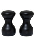 Crush Grind Beech Lyon salt and pepper mill set, imported from the UK