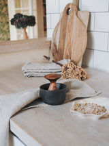 Next Crush Grind Black Kiruna Cast Iron Pestle and Mortar- Buy online at McGrocer