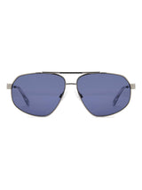 Next Prive Revaux Silver Rectangular Geometrical Sunglasses- Buy online at McGrocer