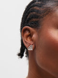 Inicio tree of love heart stud earrings - British product