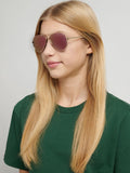 Polaroid pink pilot sunglasses for teenagers, imported from the UK