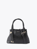 Carvela black Antonia weave mini bag - British product