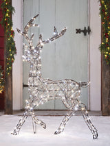Next Lights4fun Red 1.15m Dual LED Studley Stag Light Up Reindeer- Buy online at McGrocer