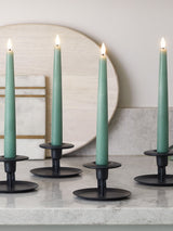 Next Lights4fun TruGlow Eucalyptus Remote Controlled LED Taper Candles (Pack of 4)- Buy online at McGrocer