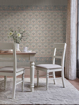 Next Laura Ashley Semington Multi Plaster Pink Mural Wallpaper 3m x 2.8m- Buy online at McGrocer