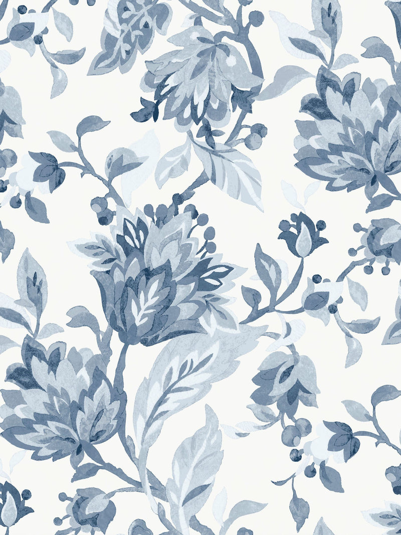 Laura Ashley wallpaper Dark Seaspray Adwick Trail 10m x 52cm - British product