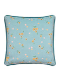 Dreams & Drapes red poppy velvet cushion 43cm, UK version