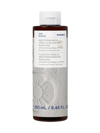 Next Korres Mediterranean Vanilla Shower Gel 250ml- Buy online at McGrocer