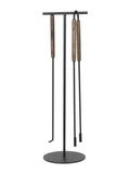 blomus 3 piece brown oak ASHI fireplace tools set, UK version