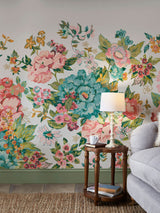 Next Laura Ashley Multi Lavington Blooms A4 Mural Sample- Buy online at McGrocer