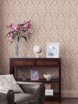 Next Laura Ashley Semington Silhouette Plaster Pink Wallpaper Sample A4- Buy online at McGrocer
