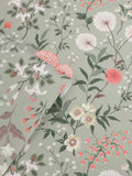 Laura Ashley wallpaper sample Otterham Garden A4, imported from the UK