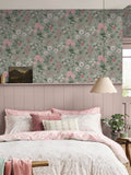 Laura Ashley wallpaper sample Otterham Garden A4, imported from the UK