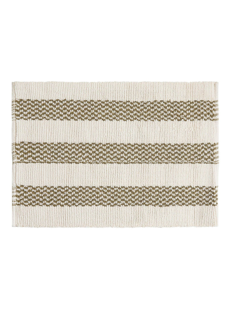 Yard Olive Hebden woven bath mat 50x80 - British product