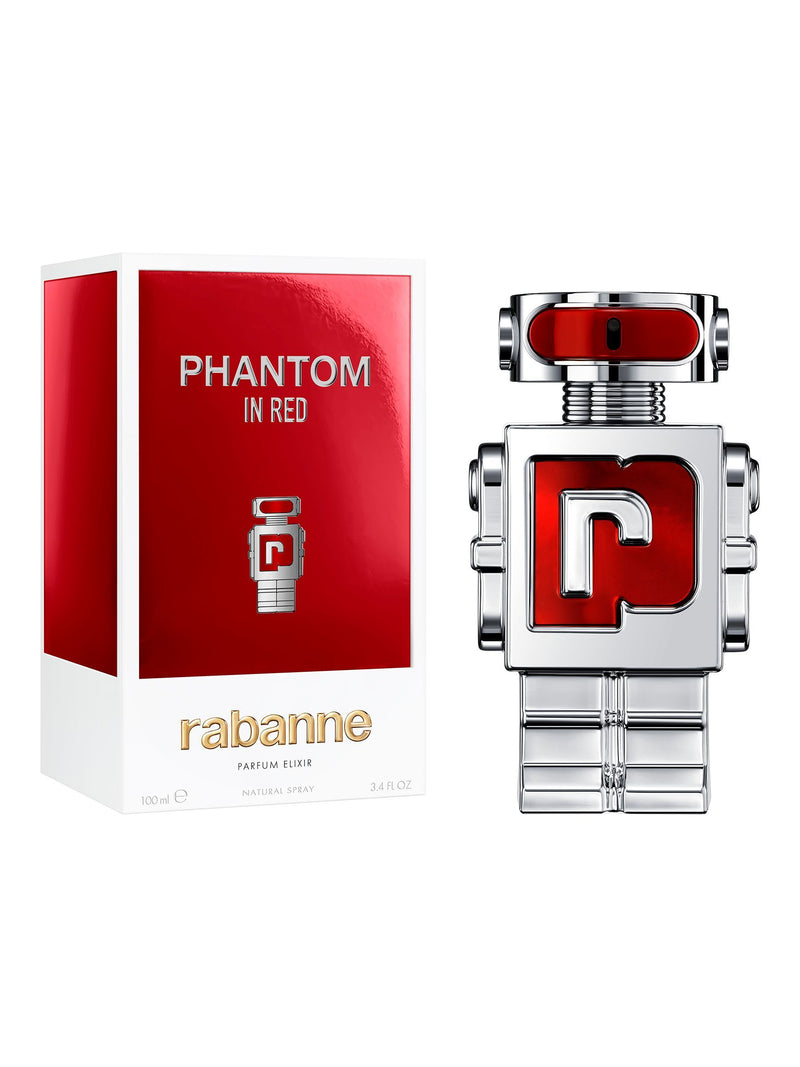Rabanne Phantom In Red Elixir Parfum 100ml, imported from the UK