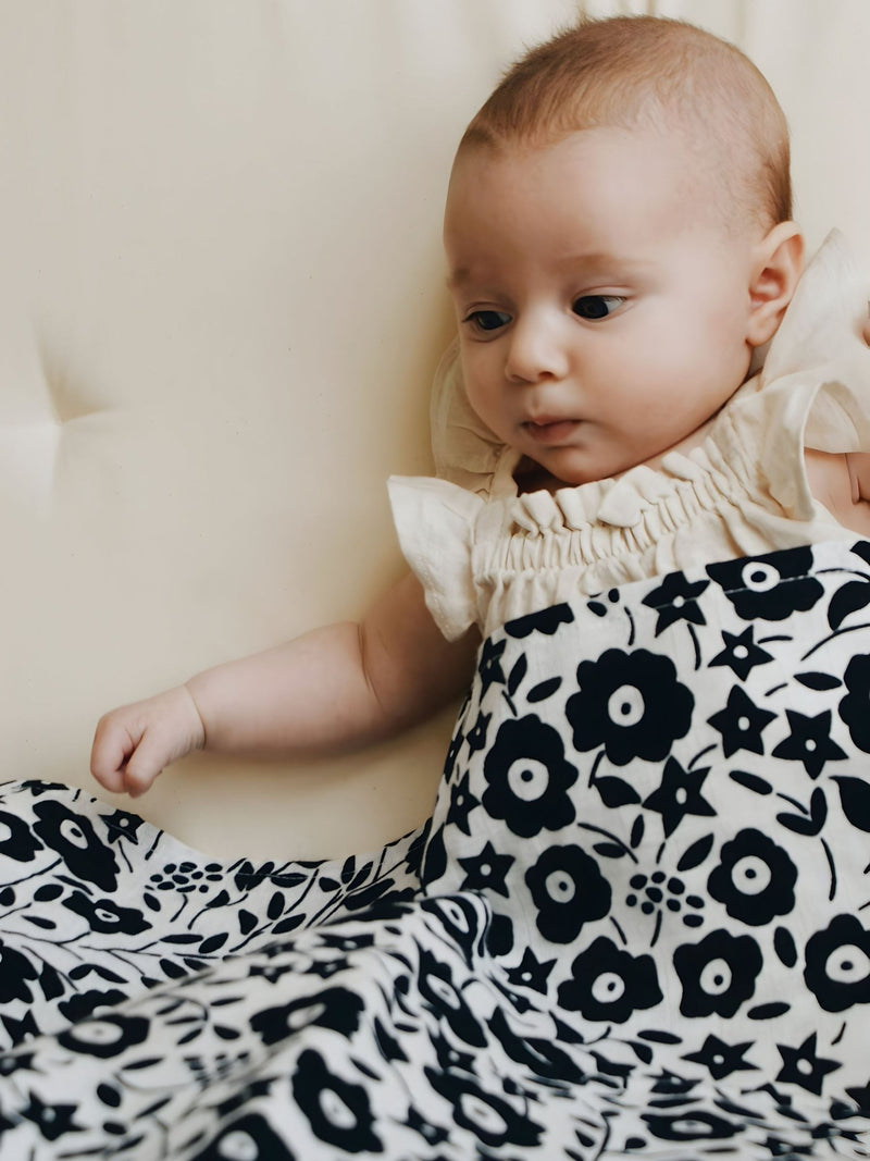 Etta Loves black and white Liberty muslin squares - British product