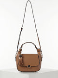 Luella Grey Diana top handle cross-body bag, imported from the UK