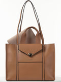 Luella Grey brown Darcy laptop tote bag (British brand)