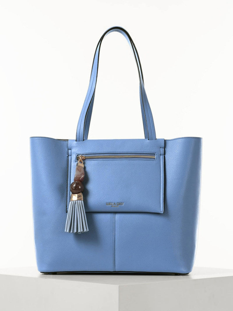 Luella Grey Catalina casual tote bag with pouch (British brand)
