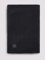 Next Duchamp Gray Pinstripe Luxury Double-Sided Fleece Throw- Buy online at McGrocer
