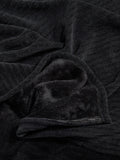 Duchamp Gray Pinstripe fleece throw (British brand)