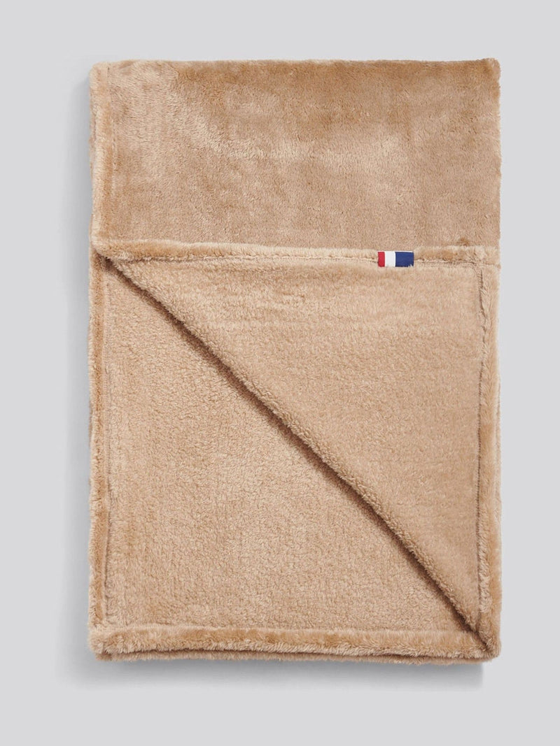 U.S. Polo Assn. camel fleece throw 150x200 cm (British brand)