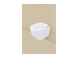 Duroplast toilet seat with soft-close mechanism - British product