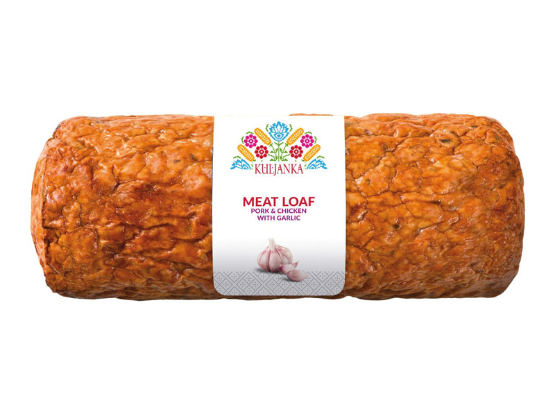 Assorted meat loaf with classic, garlic, and caraway flavours, UK version