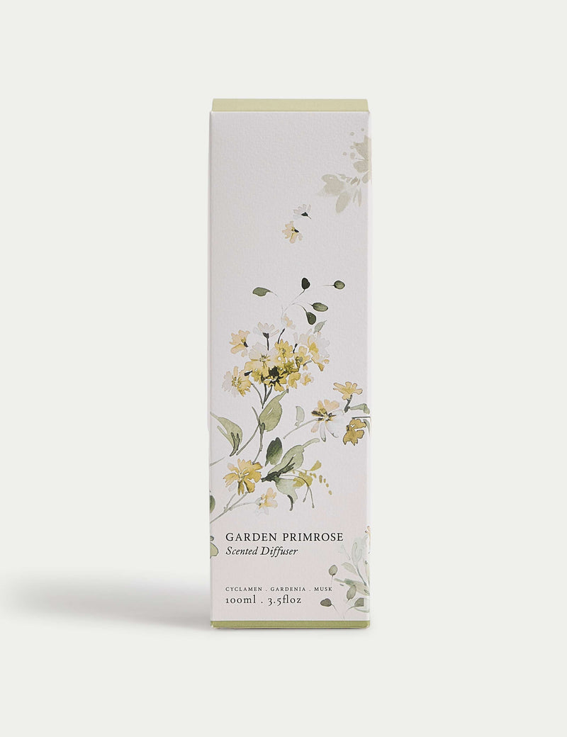 Garden Primrose reed diffuser 100ml (British brand)