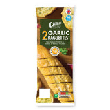 Frozen garlic baguettes 2 pack, imported from the UK
