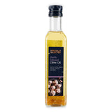 Garlic infused olive oil with garlic granules (British brand)