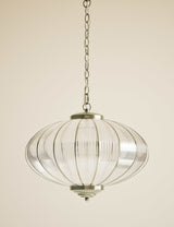 M&S Gemball Glass Ribbed Pendant Light- Buy online at McGrocer