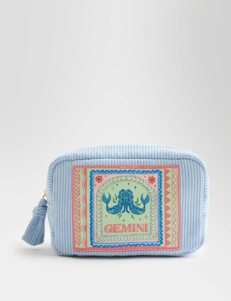 Gemini Star Sign Toiletry Bag, UK version