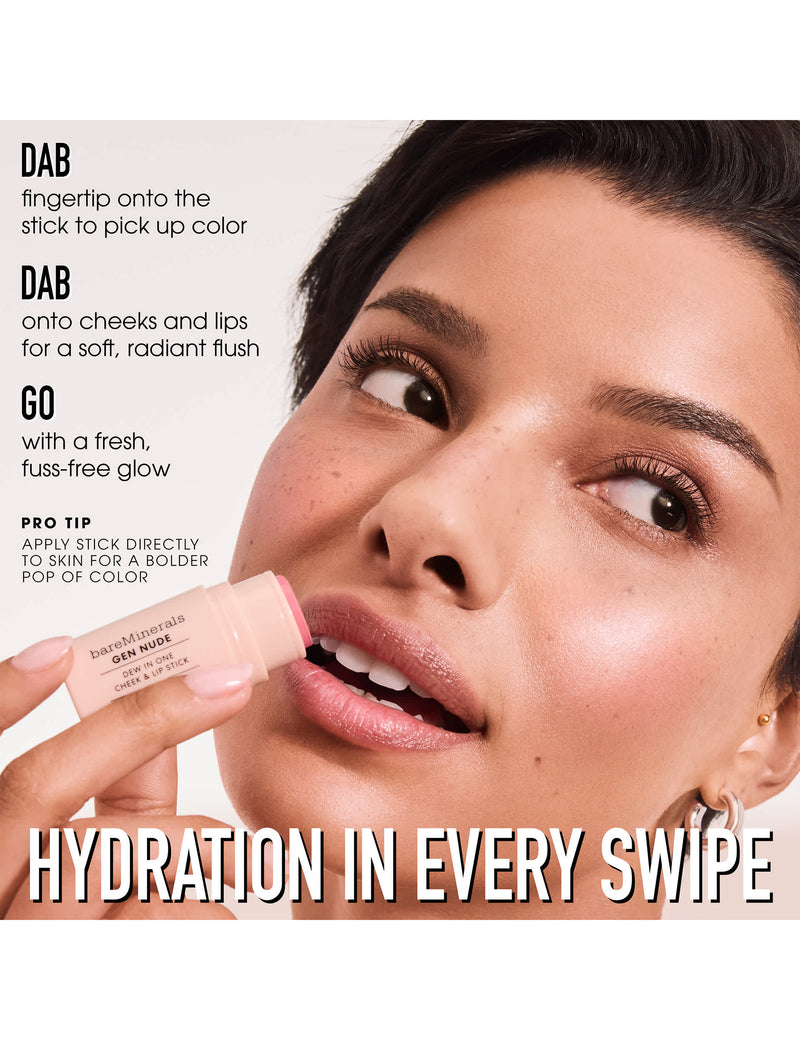 Gen Nude cheek and lip stick, imported from the UK
