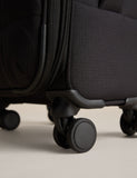 Geneva soft cabin carry-on suitcase with 4 wheels, UK version