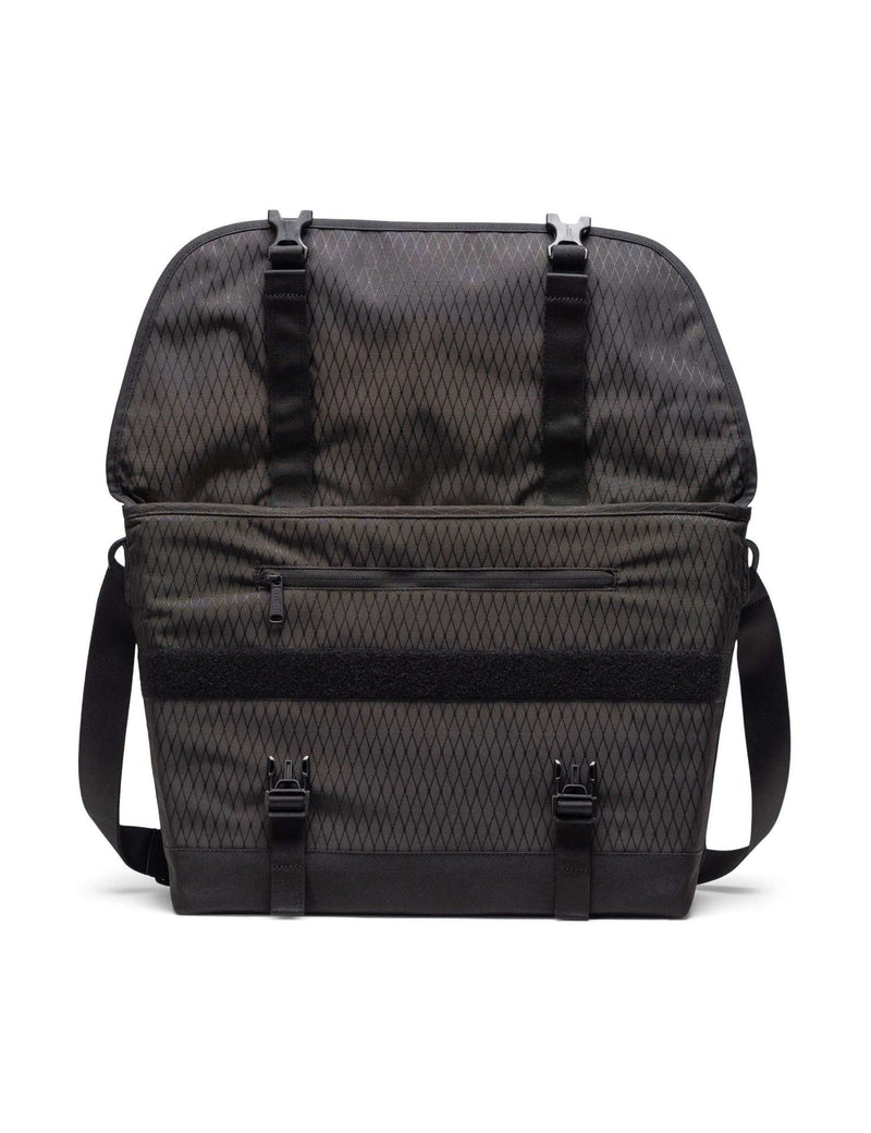 Herschel geometric messenger bag, imported from the UK