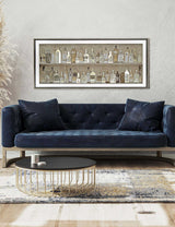 M&S Gallery Direct Gin Collection Rectangle Framed Wall Art 640mm x 1440mm- Buy online at McGrocer