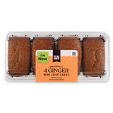 Ginger mini loaf cakes pack of 4 - British product