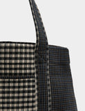 M&S Gingham Shopper patchwork bag, imported from the UK