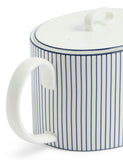 Wedgwood striped teapot 32oz fine bone china (British brand)