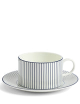 M&S Wedgwood Gio Pinstripe Teacup and Saucer- Buy online at McGrocer