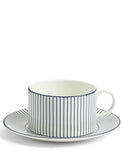 Wedgwood Gio pinstripe teacup and saucer - British product