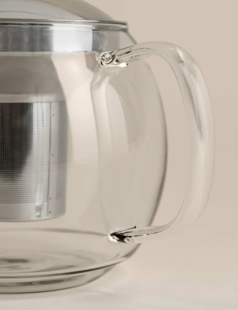 Glass infuser teapot 1.5L (British brand)