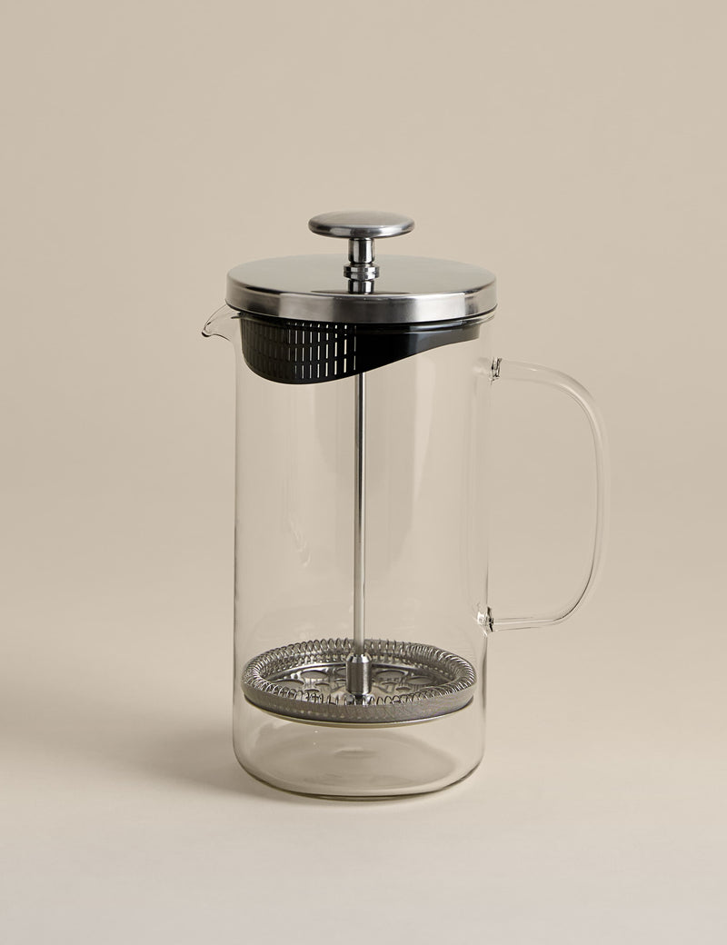 Glass cafetiere 8 cup - British product