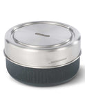 Black+Blum glass lunch bowl with wood fibre base, UK version