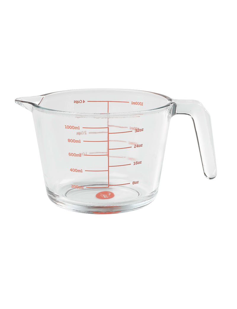 Tala glass measuring jug with metric and imperial scales, imported from the UK
