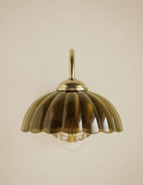 M&S Glass Scallop Decorative Wall Light- Buy online at McGrocer