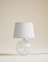 M&S Glass Table Lamp, 30cm Height- Buy online at McGrocer