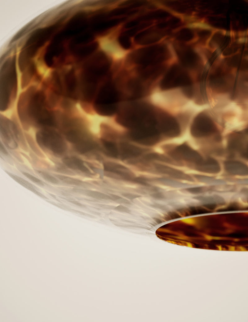 Glass tortoise shell easy fit shade - British product